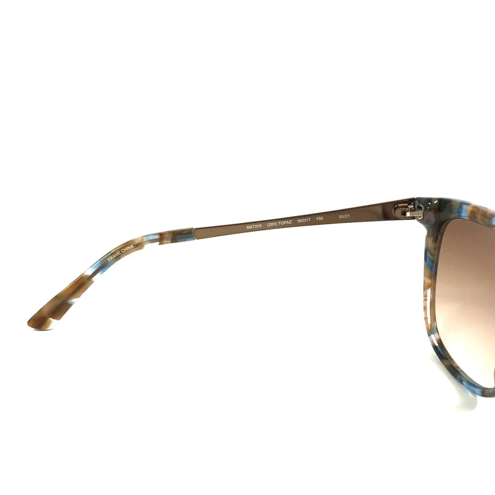 Bebe Sunglasses BB7205 200 TOPAZ Blue Brown Tortoise with Brown Gradient Lenses